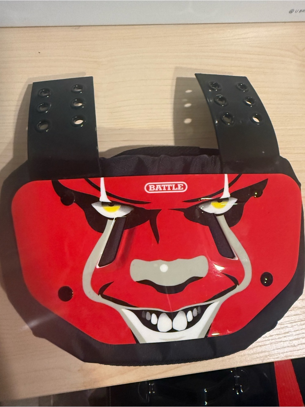Battle Sports Youth Backplate Football